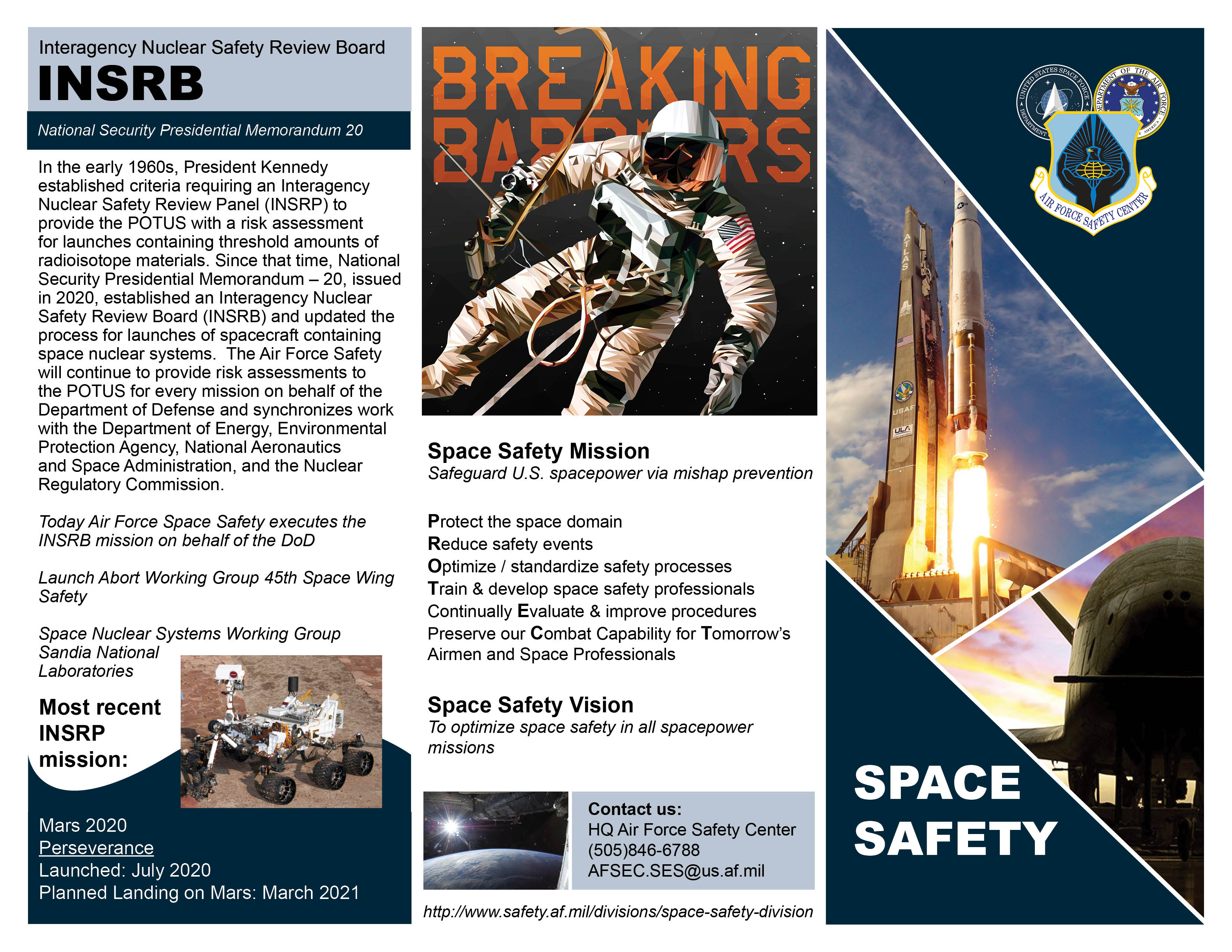 Space Safety Brochure Icon